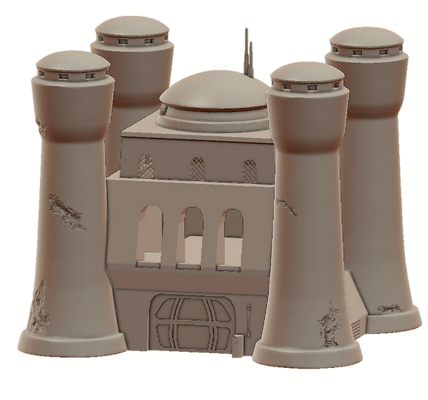 Tabletop Terrain Building Sci-Fi Desert Chapel