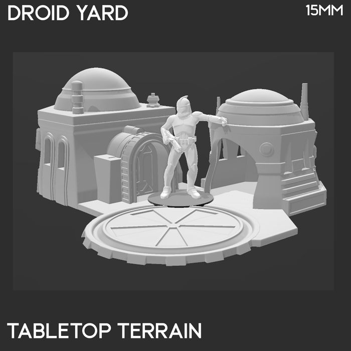 Tabletop Terrain Building Sci-Fi Desert Droid Yard