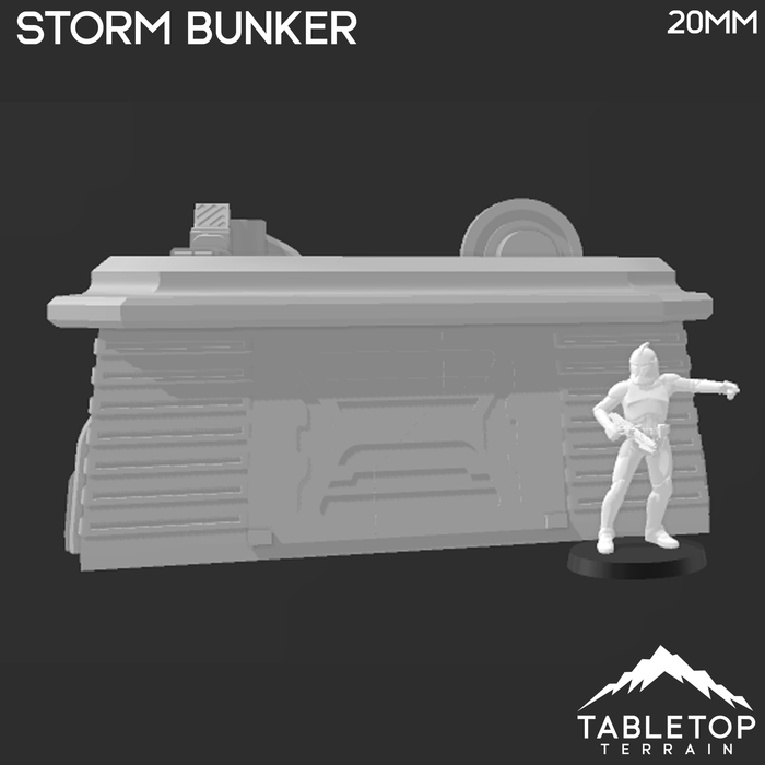 Tabletop Terrain Building Sci-Fi Desert Storm Bunker