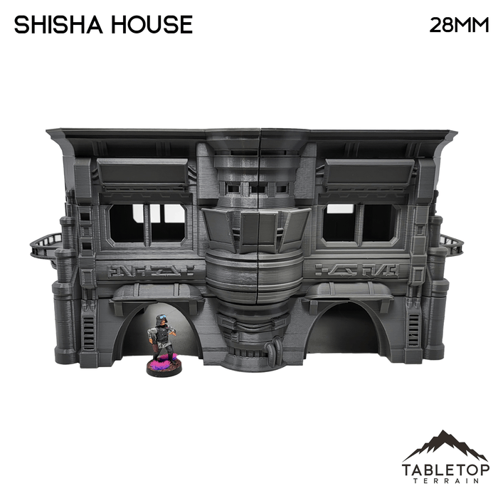 Tabletop Terrain Building Sci-Fi Futuristic Shisha House