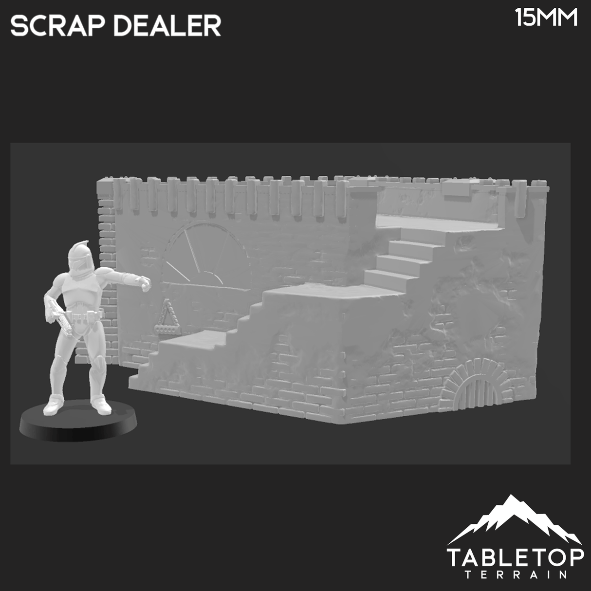 Tabletop Terrain Building Scrap Dealer - Ord Ferrum