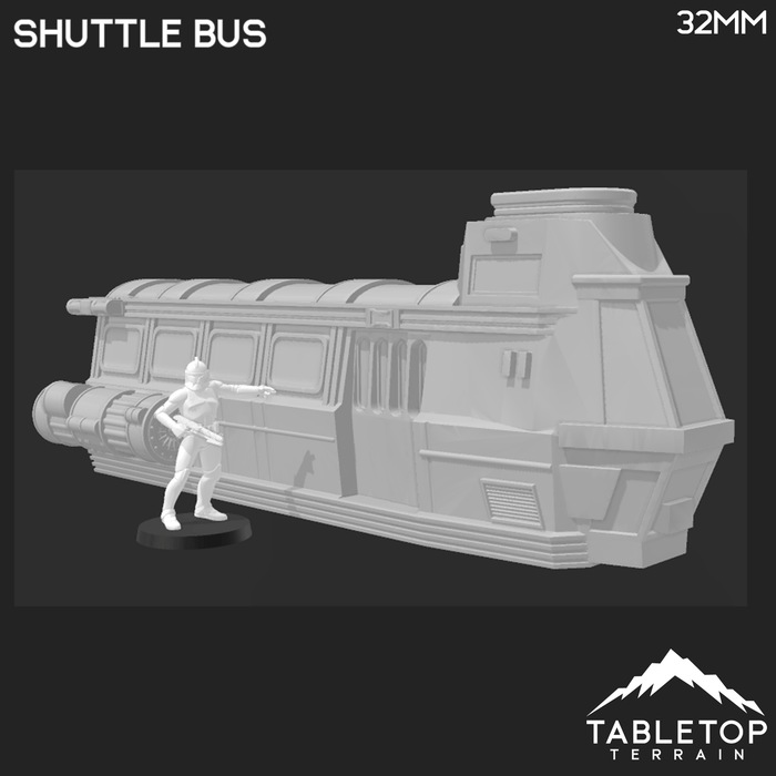 Tabletop Terrain Building Shuttle Bus - Ord Ferrum