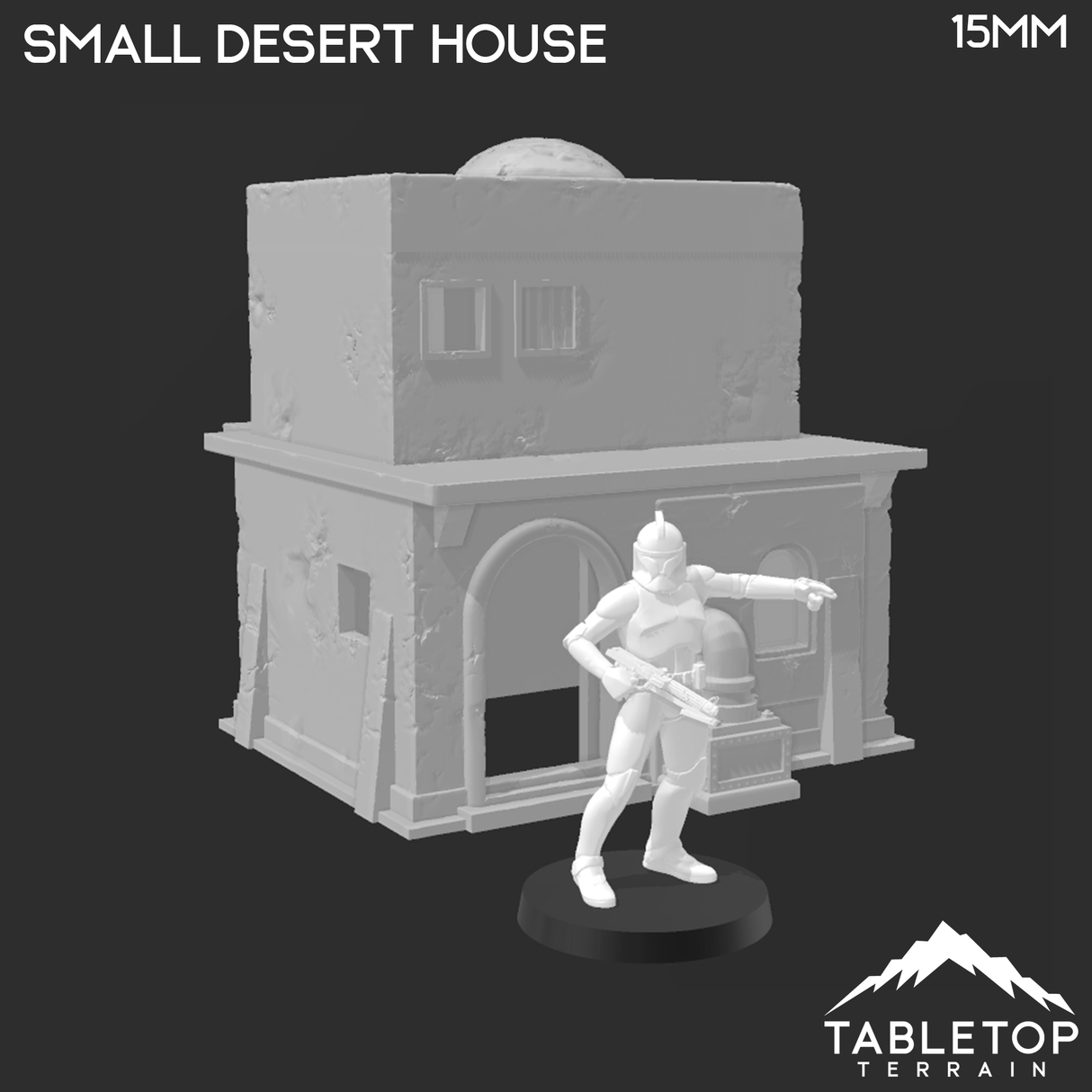 Tabletop Terrain Building Small Desert House - Star Wars Legion Building