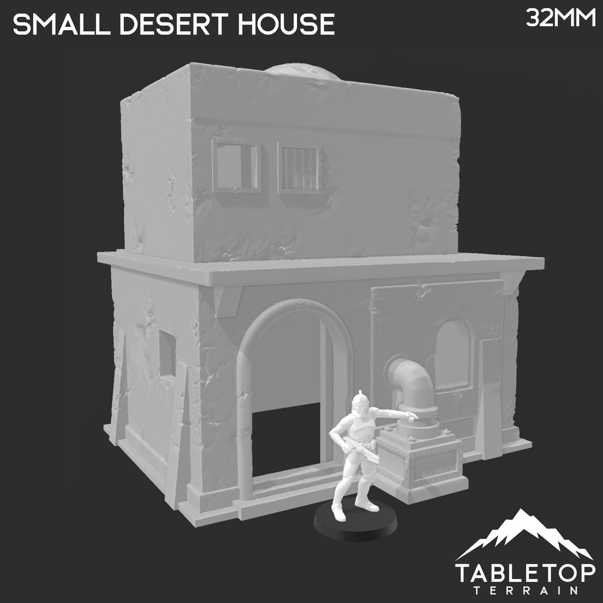 Tabletop Terrain Building Small Desert House - Star Wars Legion Building