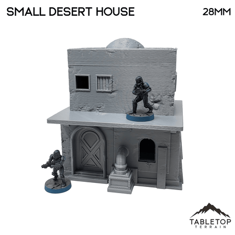 Tabletop Terrain Building Small Two Story Desert House - Star Wars Legion Building