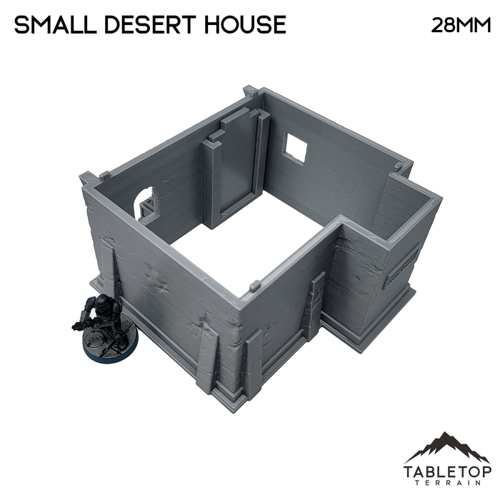 Tabletop Terrain Building Small Two Story Desert House - Star Wars Legion Building