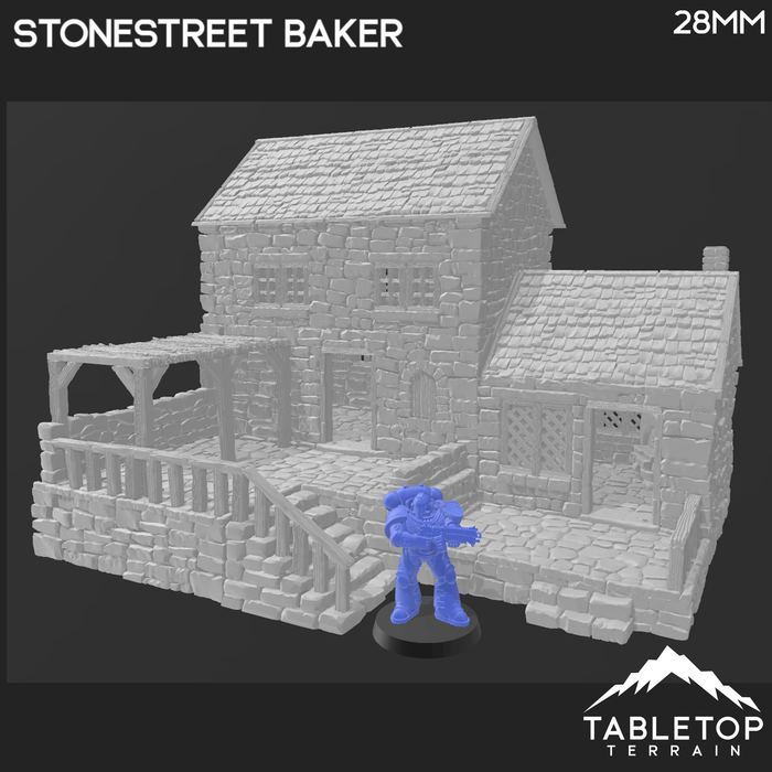 Tabletop Terrain Building Stonestreet Bakers - Country & King - Fantasy Historical Building