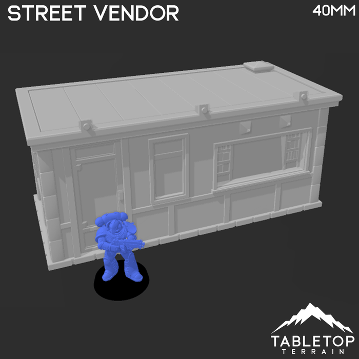 Tabletop Terrain Building Street Vendors - Marvel Crisis Protocol Building
