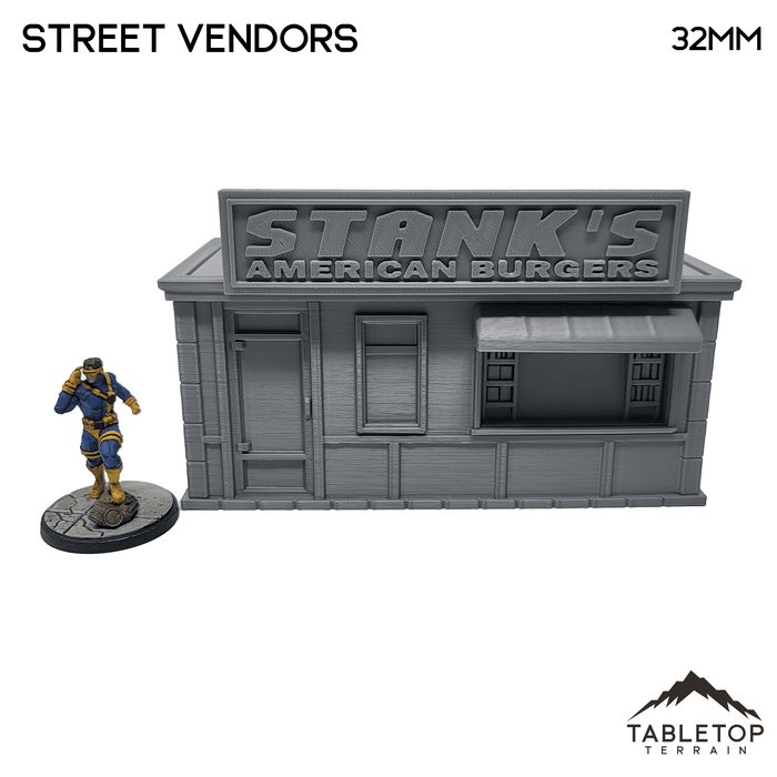 Tabletop Terrain Building Street Vendors - Marvel Crisis Protocol Building