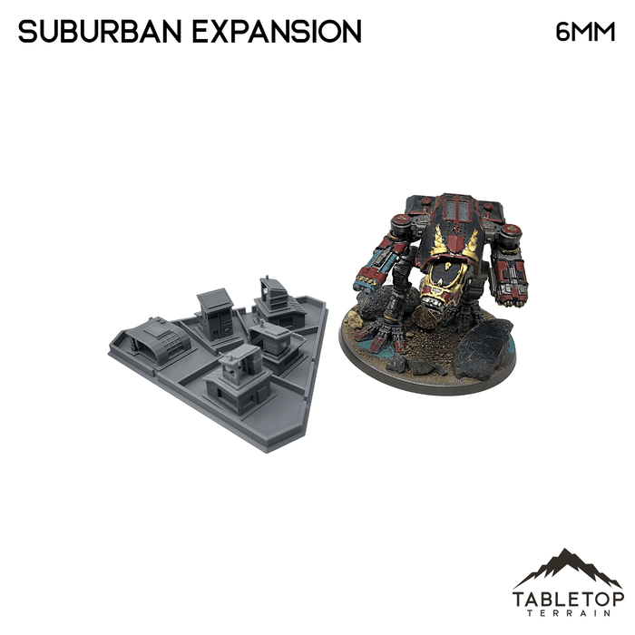 Tabletop Terrain Building Suburban Expansion - 6mm terrain