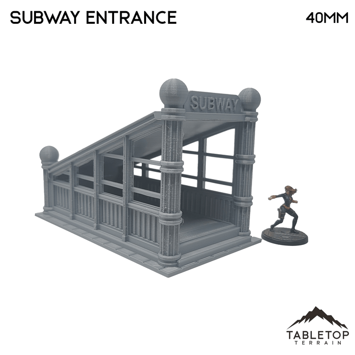 Tabletop Terrain Building Subway Entrance - Marvel Crisis Protocol Terrain