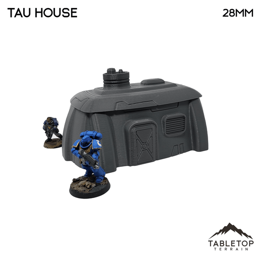 Tabletop Terrain Building Tau House - 40k Tau Terrain