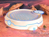 Tabletop Terrain Building Tau Landing Pad - 40k Tau Terrain