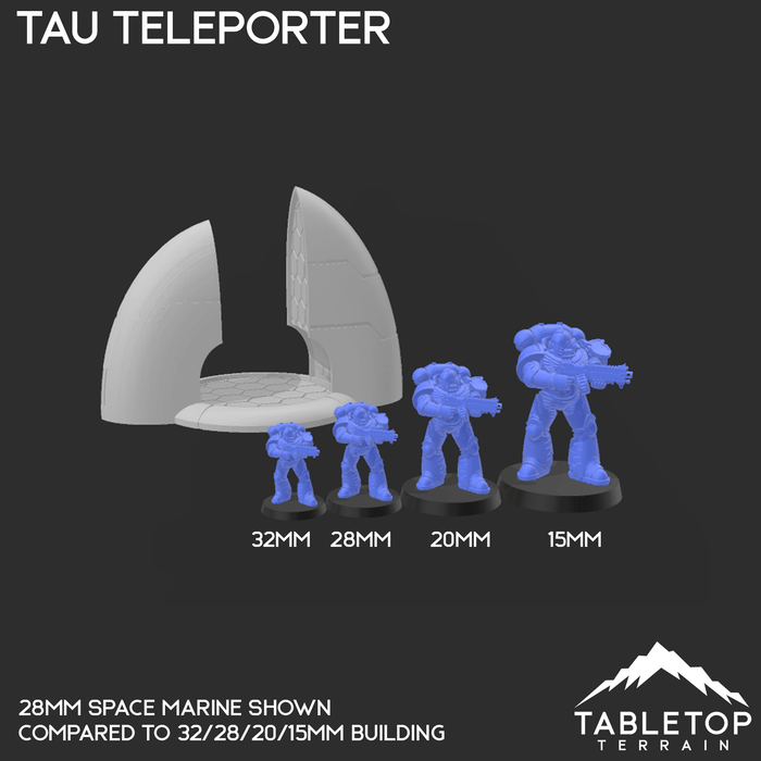 Tabletop Terrain Building Tau Teleporter - 40k Tau Terrain Tabletop Terrain