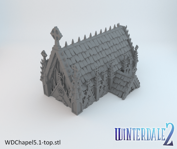 Tabletop Terrain Building The Chapel - Fantasy Building Tabletop Terrain