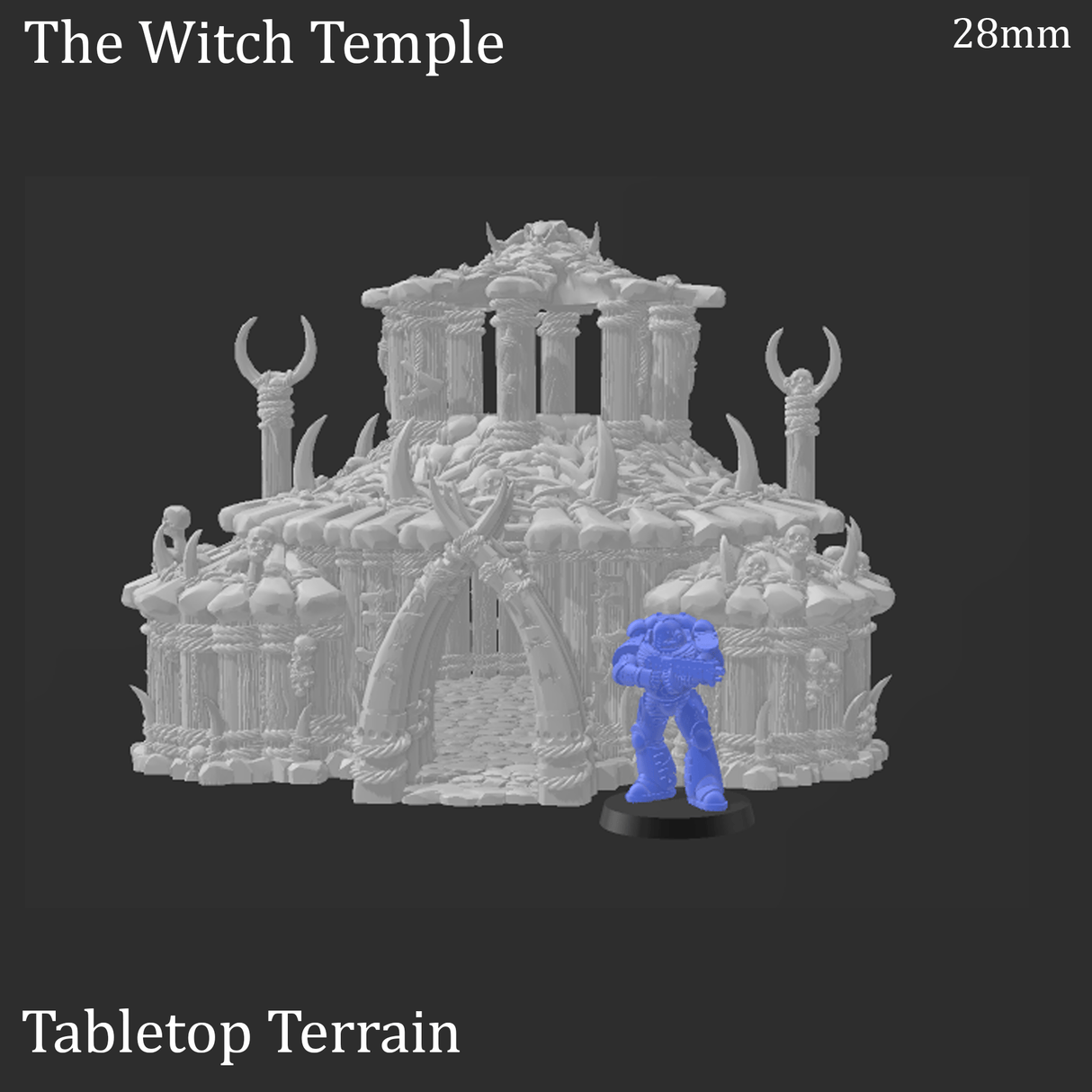 Tabletop Terrain Building The Witch Temple- Tribal Terrain