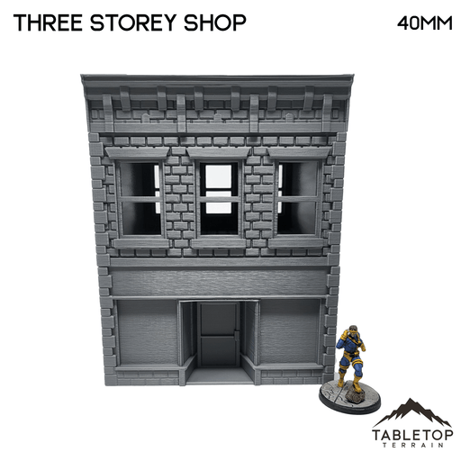 Tabletop Terrain Building Three Storey Shop - Marvel Crisis Protocol Building