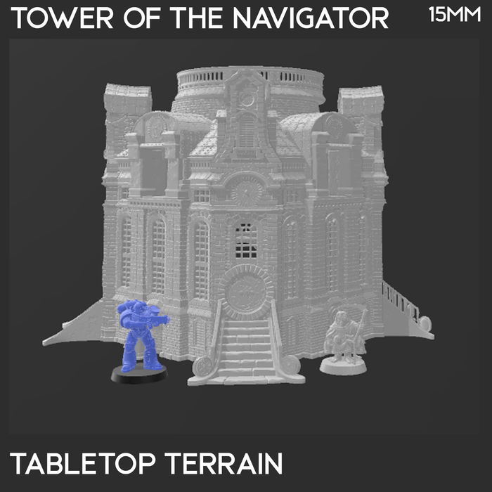 Tabletop Terrain Building Tower of the Navigator - Rise of the Halflings - Fantasy Building
