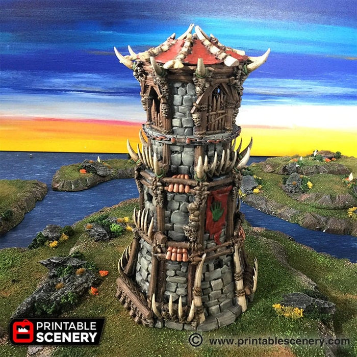 Tabletop Terrain Building Tribal Fort - Tribal Terrain