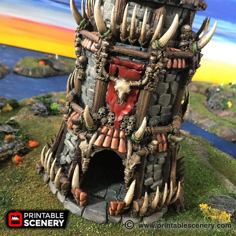 Tabletop Terrain Building Tribal Fort - Tribal Terrain