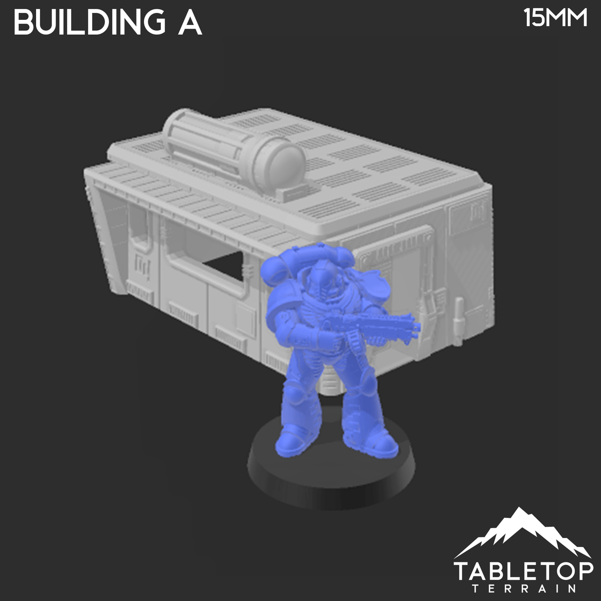 Tabletop Terrain Building Uladh Starport Building A - Stargrave Building