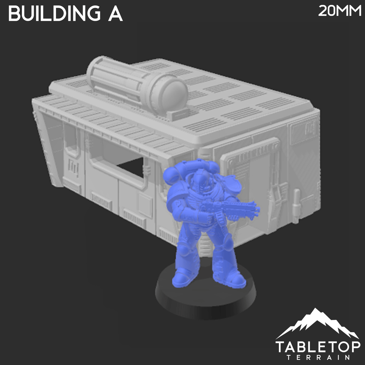 Tabletop Terrain Building Uladh Starport Building A - Stargrave Building