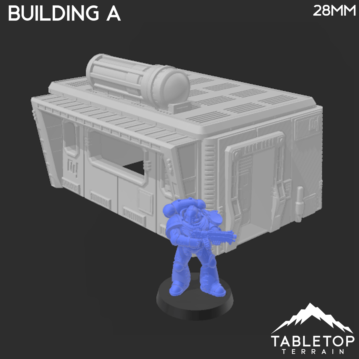 Tabletop Terrain Building Uladh Starport Building A - Stargrave Building