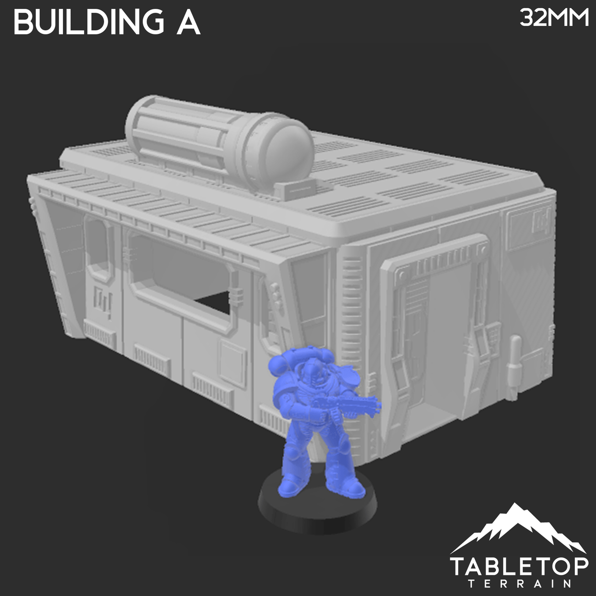 Tabletop Terrain Building Uladh Starport Building A - Stargrave Building