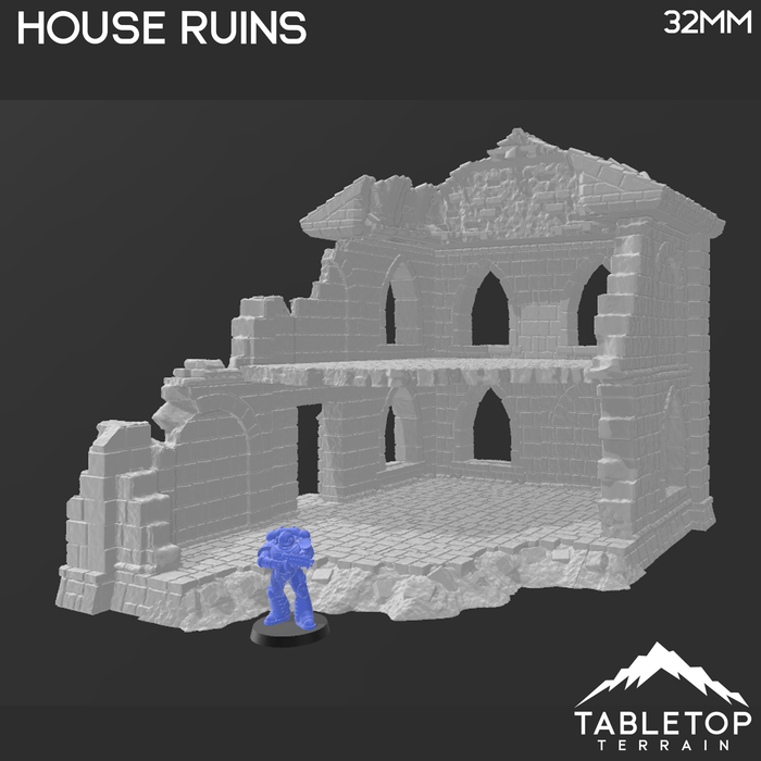 Tabletop Terrain Building Ulvheim House Ruins - Fantasy Ruin