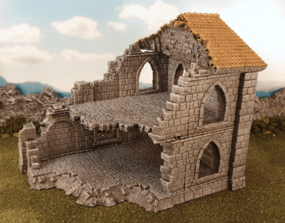 Tabletop Terrain Building Ulvheim House Ruins - Fantasy Ruin