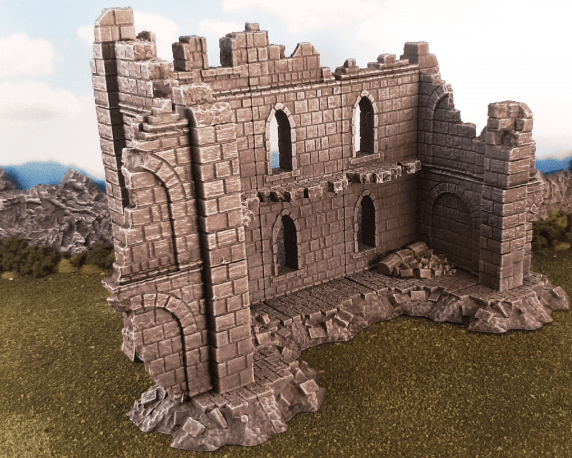 Tabletop Terrain Building Ulvheim Temple Ruins - Fantasy Ruins