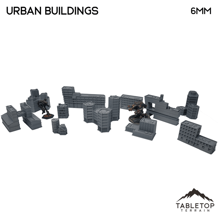 Tabletop Terrain Building Urban Buildings - 6mm terrain Tabletop Terrain