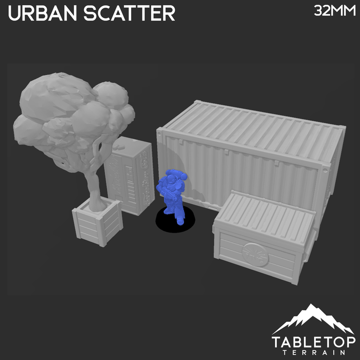 Tabletop Terrain Building Urban Scatter - Marvel Crisis Protocol Terrain Tabletop Terrain