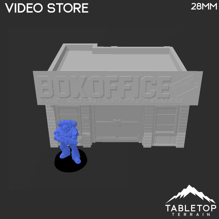 Tabletop Terrain Building Video Store - Marvel Crisis Protocol Building Tabletop Terrain