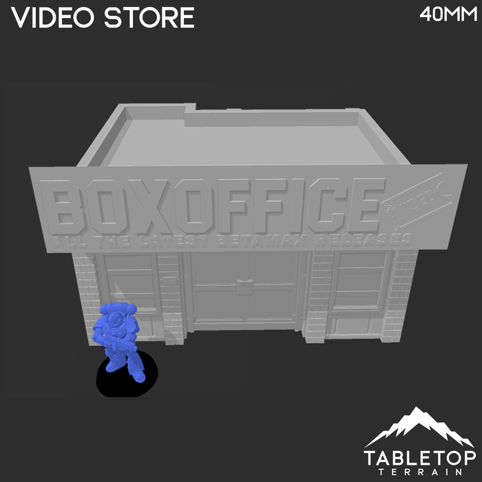 Tabletop Terrain Building Video Store - Marvel Crisis Protocol Building Tabletop Terrain