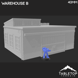Tabletop Terrain Building Warehouse B - Marvel Crisis Protocol Building