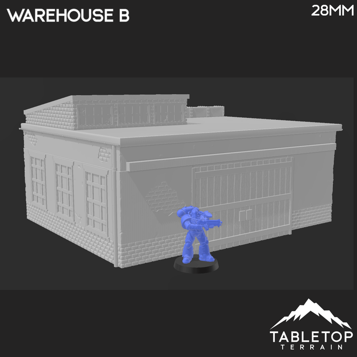 Tabletop Terrain Building Warehouse B - Marvel Crisis Protocol Building Tabletop Terrain