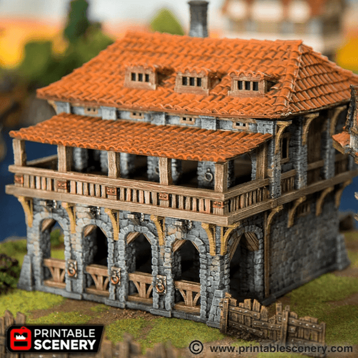 Tabletop Terrain Building Warehouse - Fantasy Building