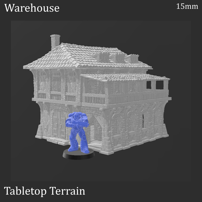 Tabletop Terrain Building Warehouse - Fantasy Building