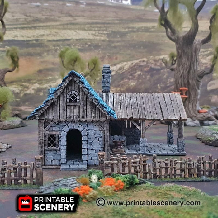 Tabletop Terrain Building Winterdale Blacksmith - Fantasy Building