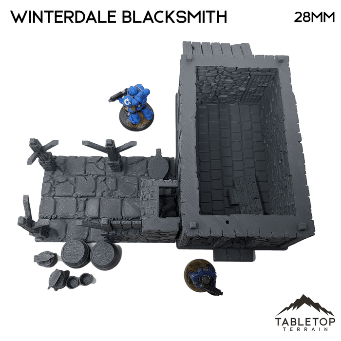 Tabletop Terrain Building Winterdale Blacksmith - Fantasy Building Tabletop Terrain