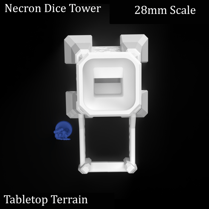 Tabletop Terrain Dice Tower Necron Dice Tower - 40k Necron Terrain