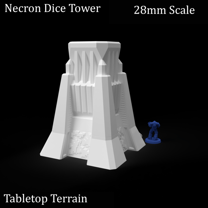 Tabletop Terrain Dice Tower Necron Dice Tower - 40k Necron Terrain