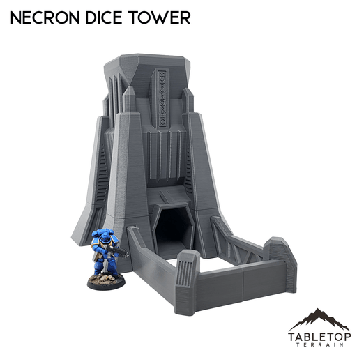 Tabletop Terrain Dice Tower Necron Dice Tower - 40k Necron Terrain Tabletop Terrain