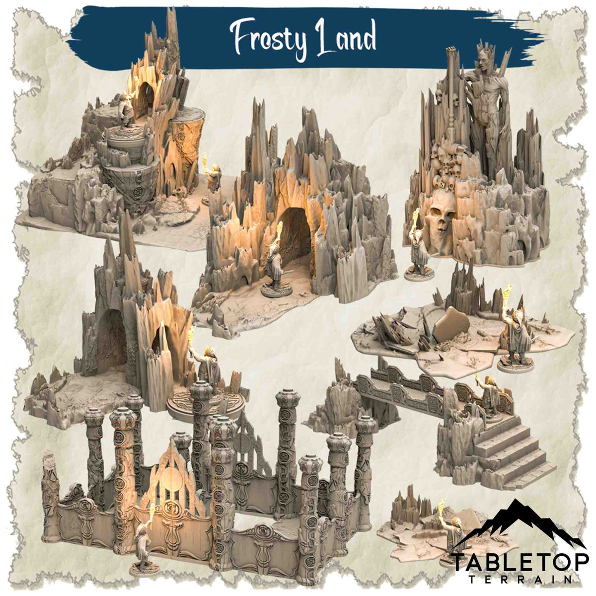 Frost Lands - Thematic Dungeon Terrain — Tabletop Terrain