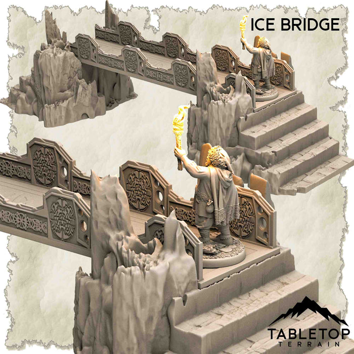 Tabletop Terrain Dungeon Terrain Frost Lands - Thematic Dungeon Terrain
