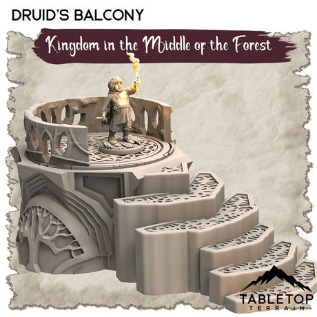 Tabletop Terrain Dungeon Terrain Kingdom in the Middle of the Forest - Thematic Dungeon Terrain