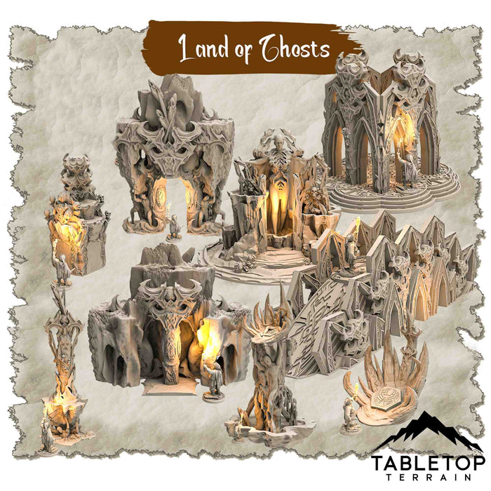 Tabletop Terrain Dungeon Terrain Land of Ghosts - Thematic Dungeon Terrain Tabletop Terrain