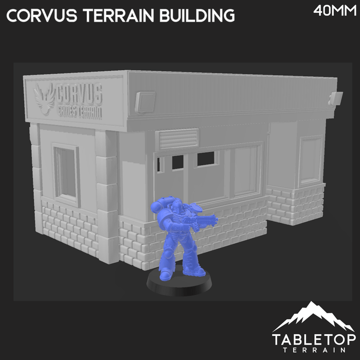 Tabletop Terrain Ruins Corvus Terrain Building - Marvel Crisis Protocol Building Tabletop Terrain