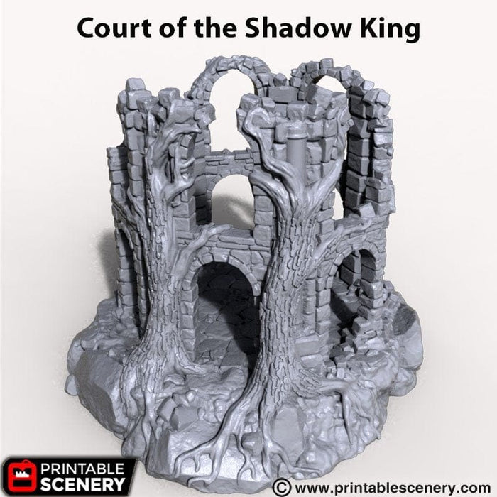 Tabletop Terrain Ruins Court of the Shadow King - Fantasy Terrain Tabletop Terrain